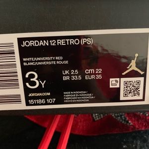 Jordan 12 Retro (PS)